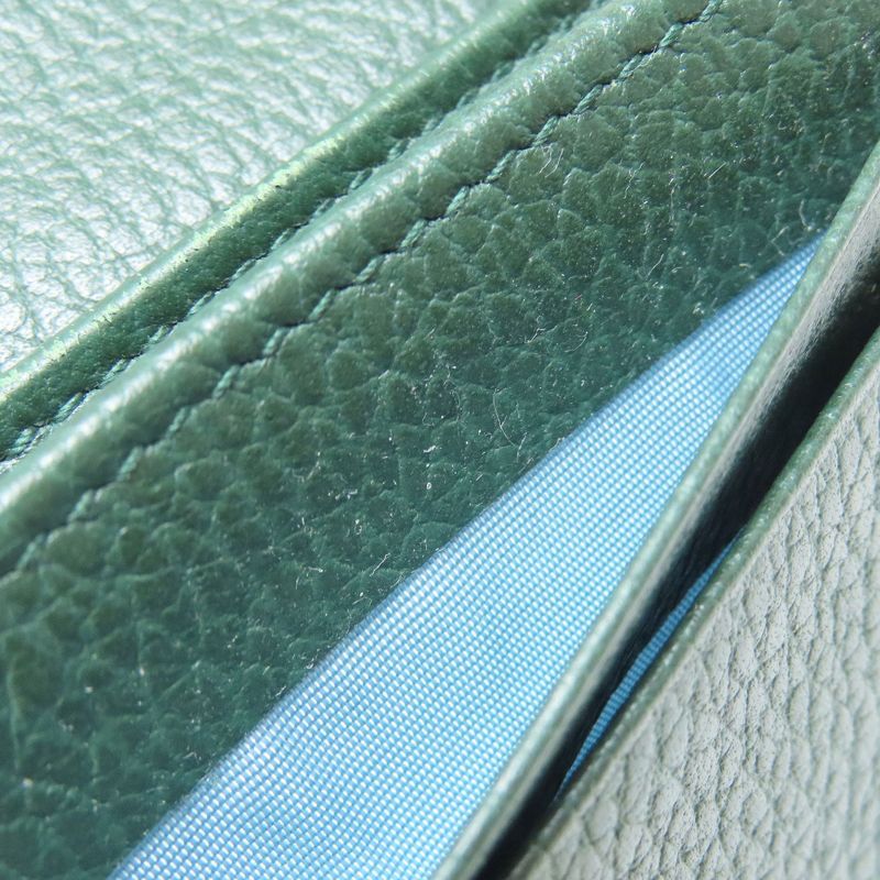 Gucci 516938 Garden Bat Compact Wallet With Coin Purse Leather Women