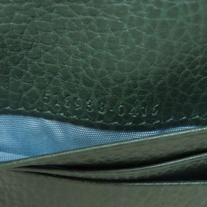 Gucci 516938 Garden Bat Compact Wallet With Coin Purse Leather Women