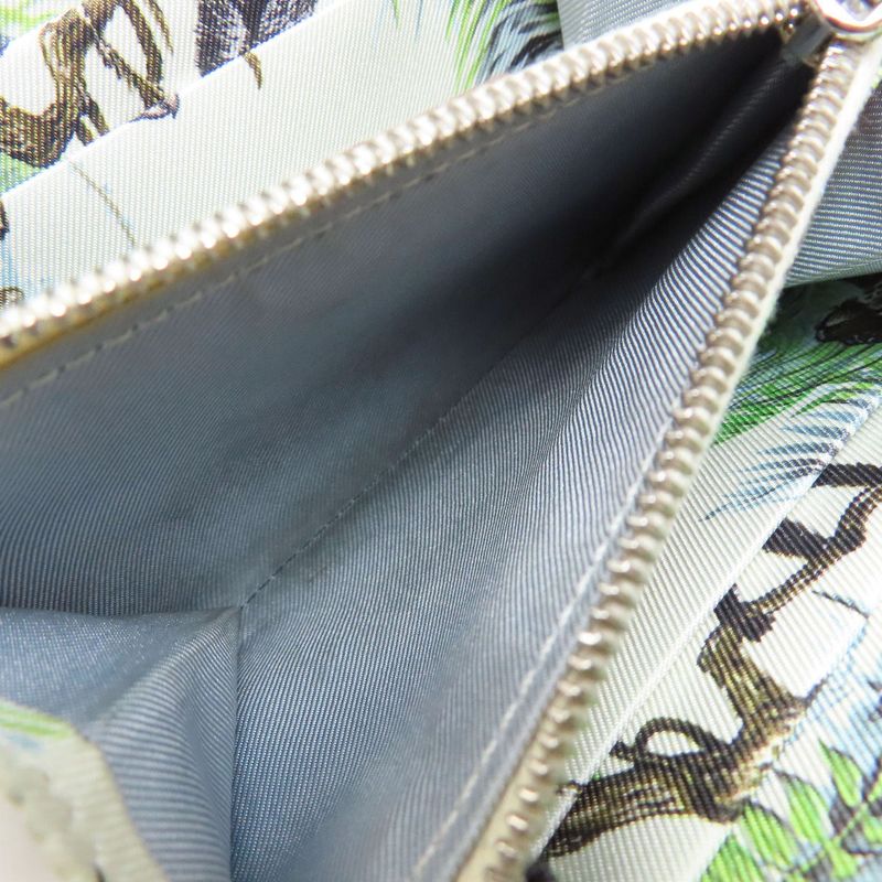 Hermes Azap Silk Inn Compact Silver Hardware Coin Case Epson Women