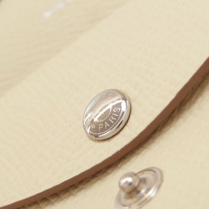 Hermes Calvi Duo Cles Silver Hardware Card Case Epson Women