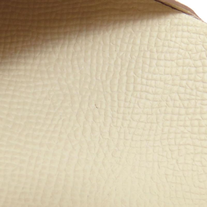 Hermes Calvi Duo Cles Silver Hardware Card Case Epson Women