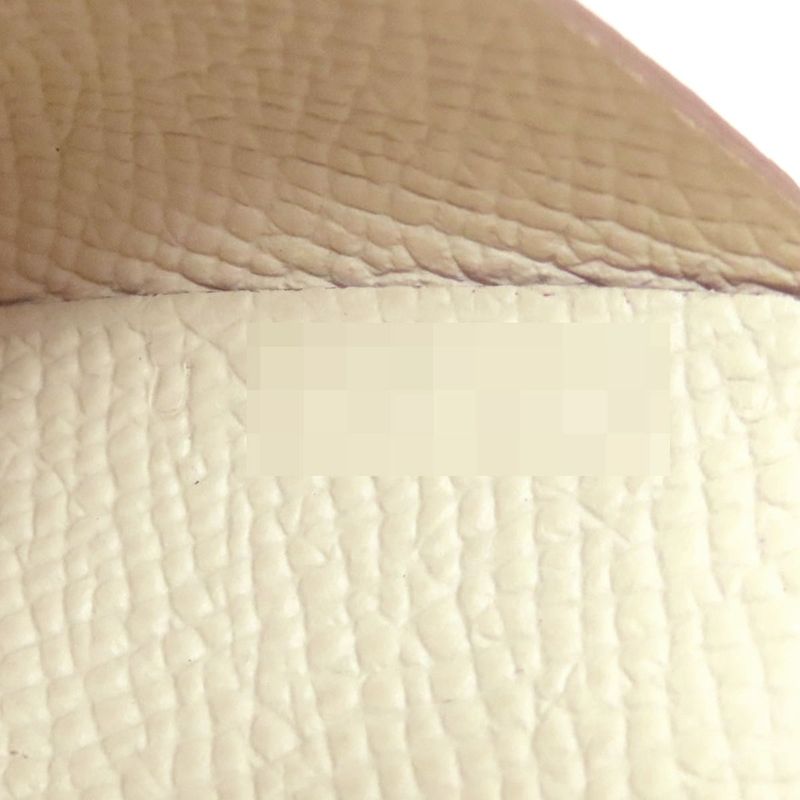 Hermes Calvi Duo Cles Silver Hardware Card Case Epson Women