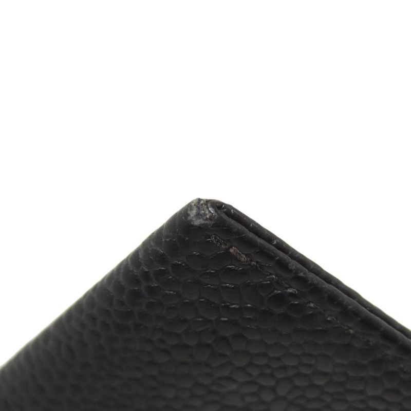 Chanel Coco Mark Card Case Grained Calfskin Women