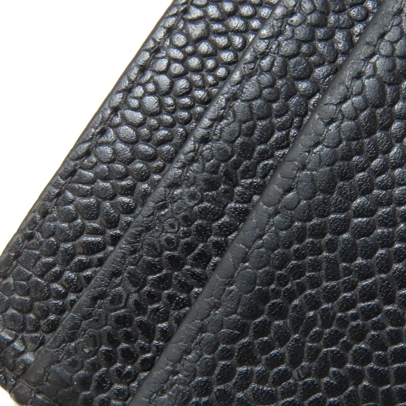 Chanel Coco Mark Card Case Grained Calfskin Women