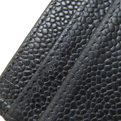 Chanel Coco Mark Card Case Grained Calfskin Women