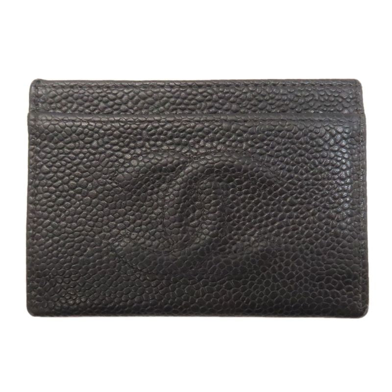 Chanel Coco Mark Card Case Grained Calfskin Women