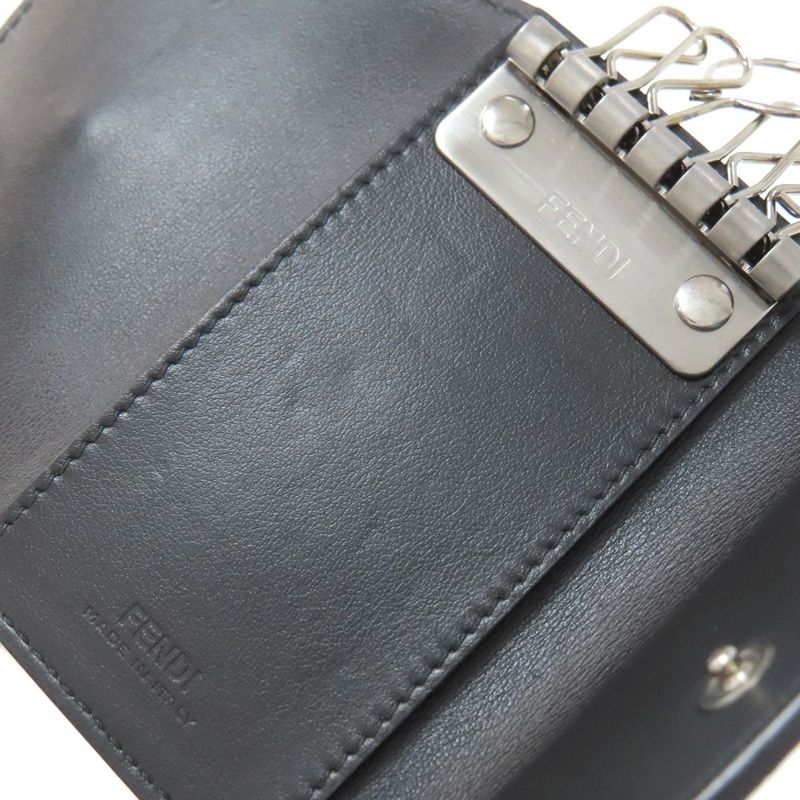 Fendi Logo Key Case Calf Women