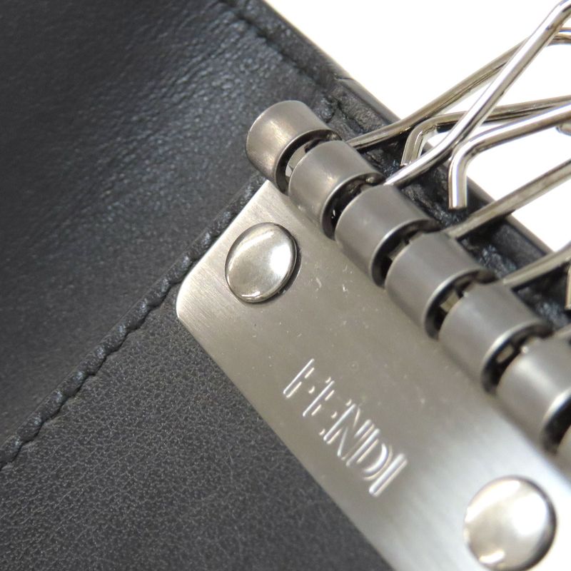 Fendi Logo Key Case Calf Women