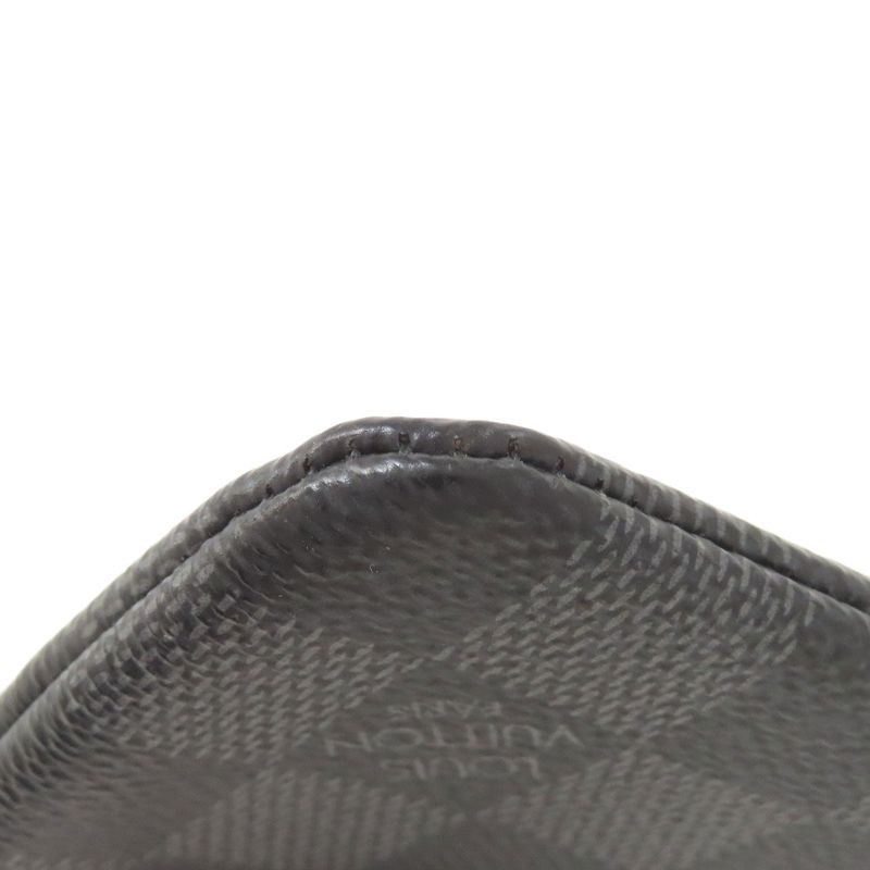 Louis Vuitton N60155 Pochette Cles Key Case In Damier Canvas For Men