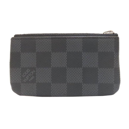 Louis Vuitton N60155 Pochette Cles Key Case In Damier Canvas For Men