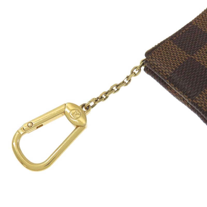 Louis Vuitton N62658 Pochette Cles Key Case In Damier Canvas For Women