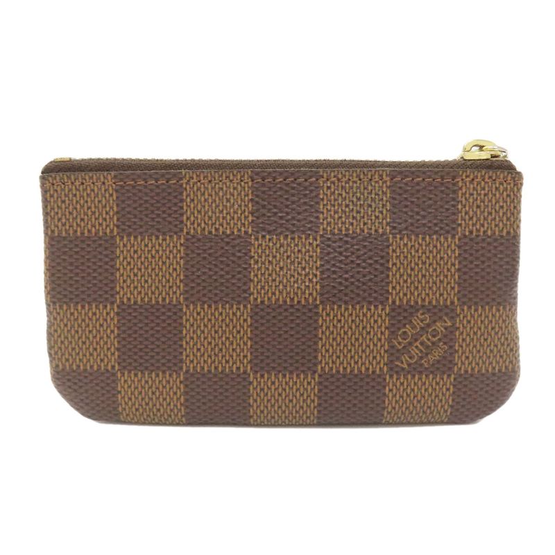 Louis Vuitton N62658 Pochette Cles Key Case In Damier Canvas For Women