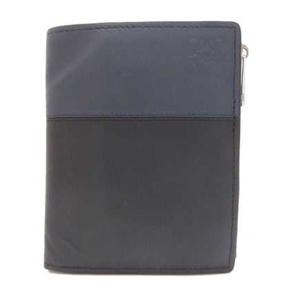 Loewe Bicolor Anagram Bifold Wallet With Coin Purse Calf Women