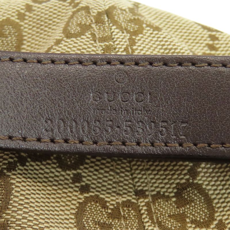 Gucci 200035 Baseball Cap GG Sherry Line Hat Canvas Women