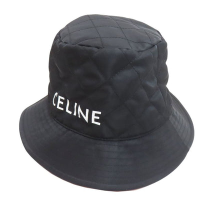 Celine Bucket Hat Quilted Hat Nylon Ladies