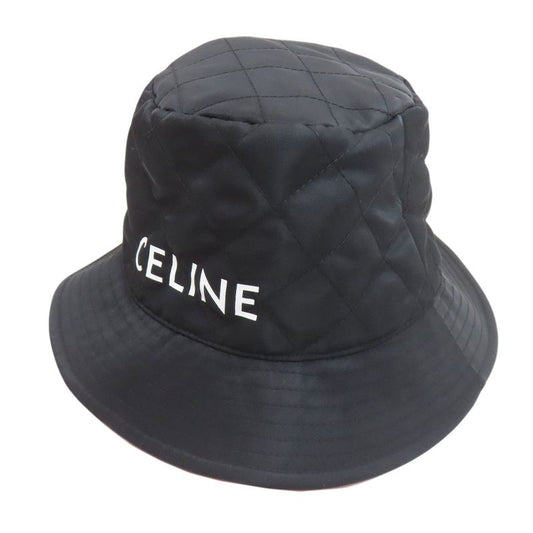 Celine Bucket Hat Quilted Hat Nylon Ladies