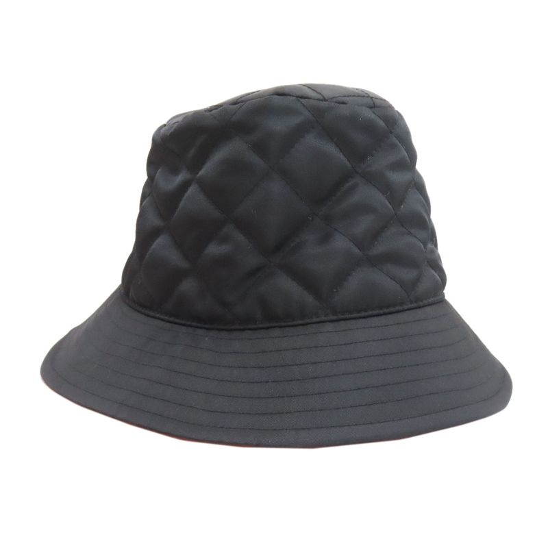 Celine Bucket Hat Quilted Hat Nylon Ladies