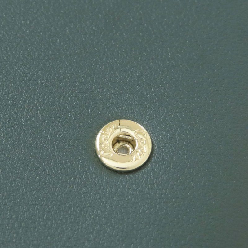 Cartier Garland De Cartier Long Wallet With Coin Purse Leather Ladies