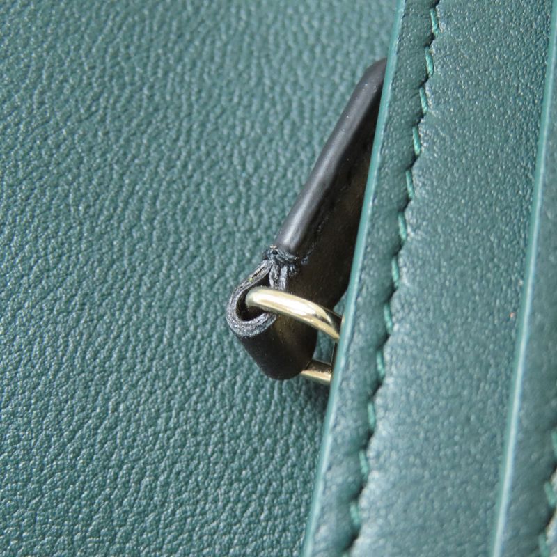 Cartier Garland De Cartier Long Wallet With Coin Purse Leather Ladies