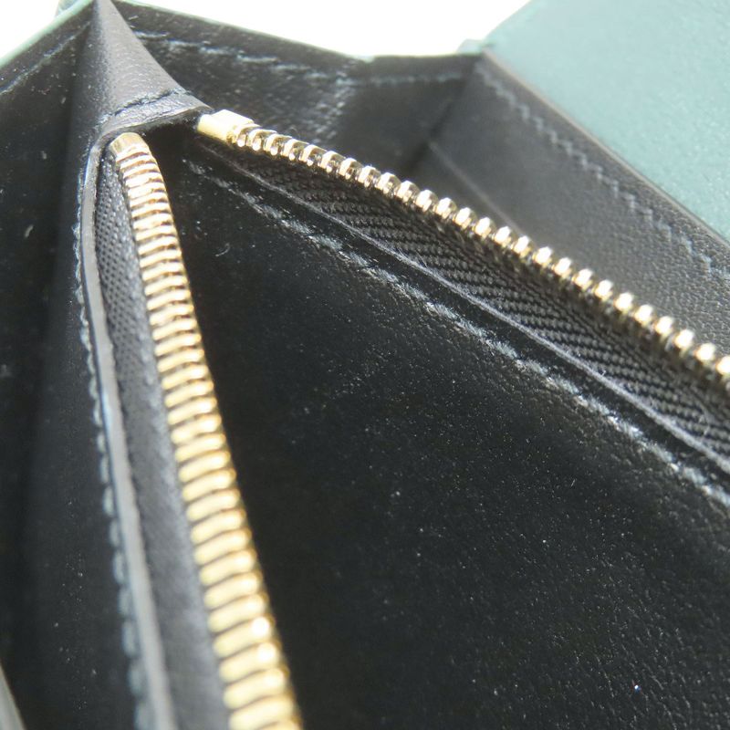 Cartier Garland De Cartier Long Wallet With Coin Purse Leather Ladies