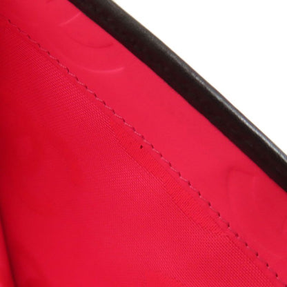 Chanel Cambon Line Silver Hardware Bifold Wallet With Coin Purse Calf Women