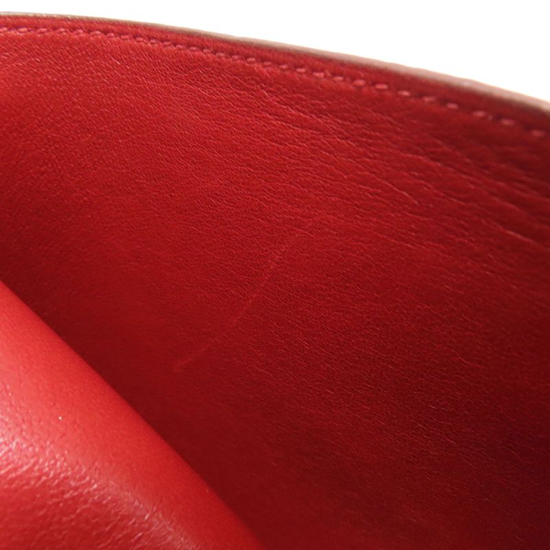 Hermes Dogon GM Silver Hardware Long Wallet With Coin Purse Taurillon Ladies