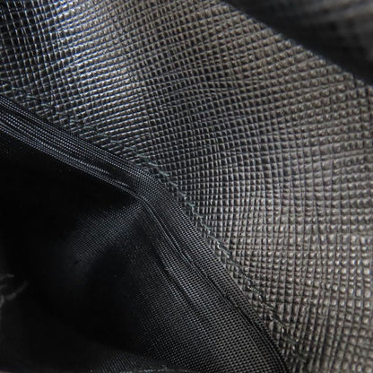 Prada Triangle Charm Bifold Wallet With Change Pocket Saffiano Women