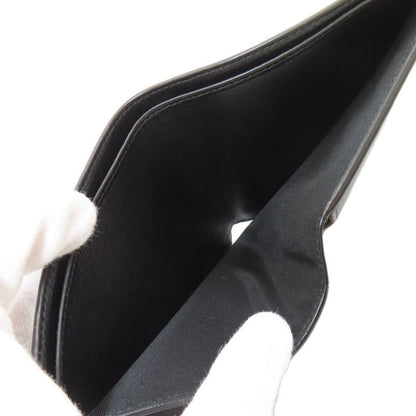 Balenciaga 594315 Logo Fold Wallet With Coin Purse Calf Women