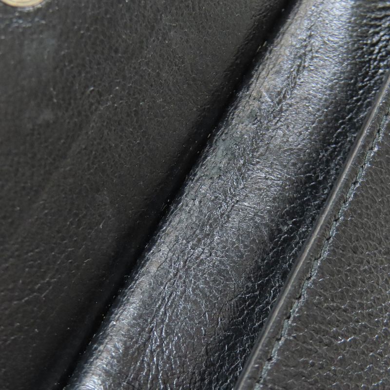 Balenciaga 594315 Logo Fold Wallet With Coin Purse Calf Women