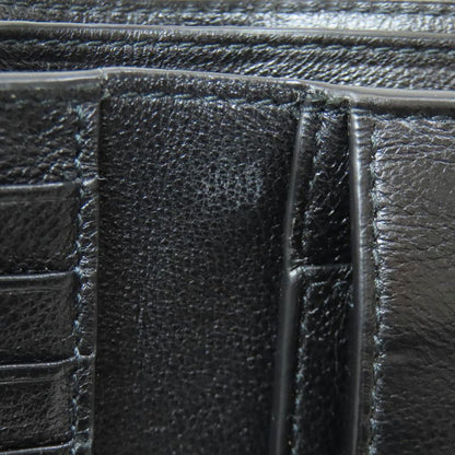 Balenciaga 594315 Logo Fold Wallet With Coin Purse Calf Women