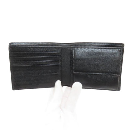 Balenciaga 594315 Logo Fold Wallet With Coin Purse Calf Women