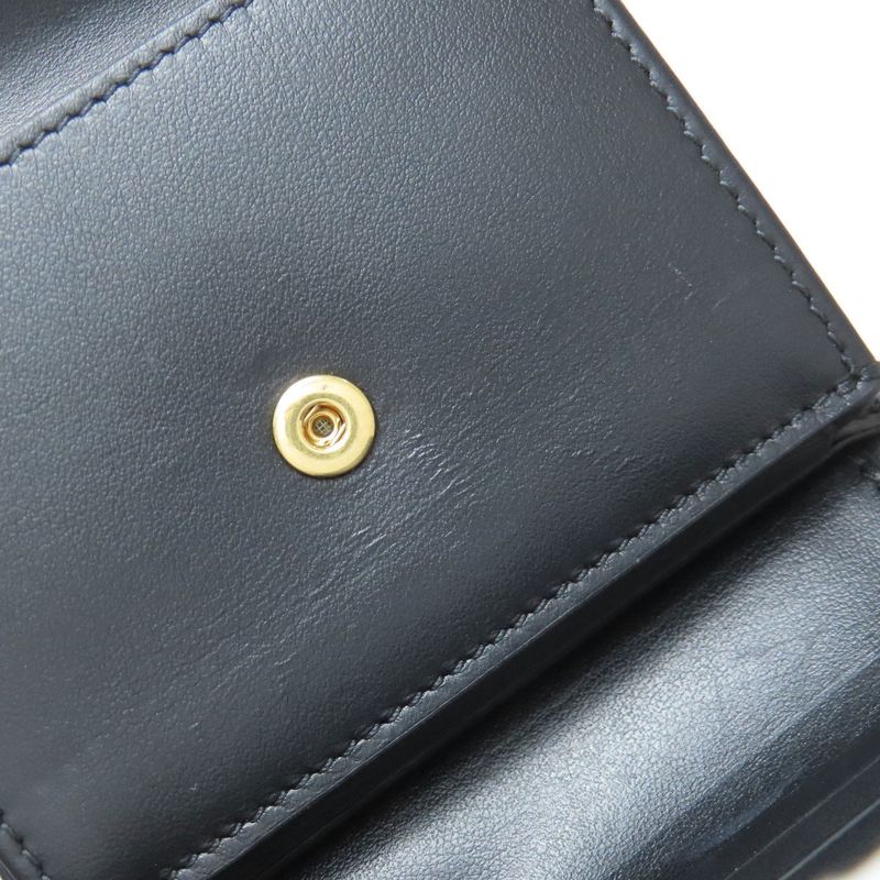 Celine Triomphe Flap Folding Wallet With Coin Purse Calf Women