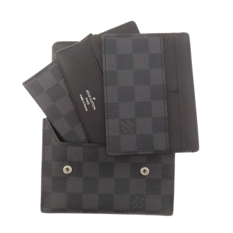 Louis Vuitton N63083 Portefeuille Compact Modular Fold Wallet With Coin Purse