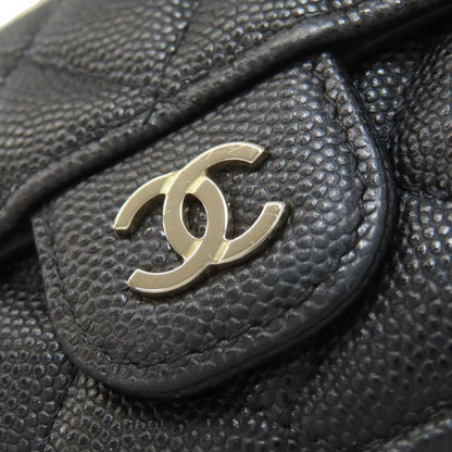 Chanel Matelasse Coco Mark Gold Hardware Bifold Wallet With Coin Purse Grained