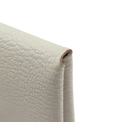 Hermes Calvi Duo Silver Hardware Card Case Chevre Women