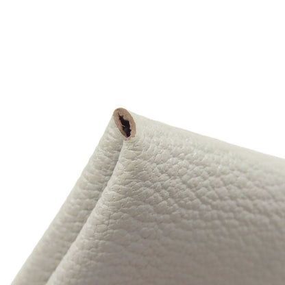 Hermes Calvi Duo Silver Hardware Card Case Chevre Women