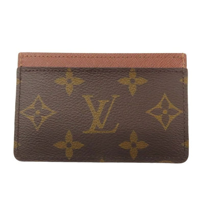 Louis Vuitton M61733 Porte Culte Surple Card Case Monogram Canvas Women