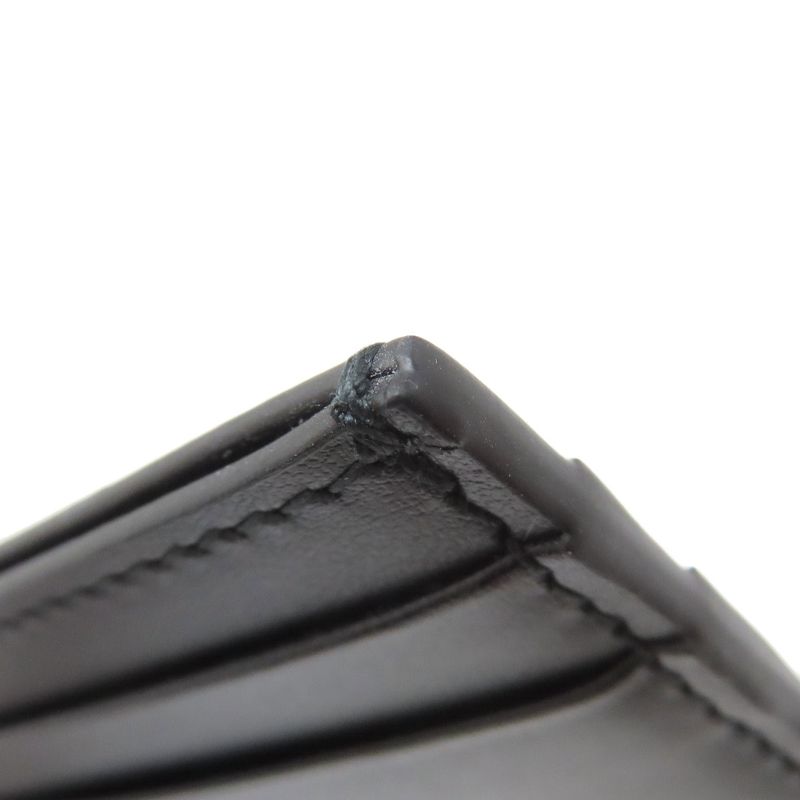 Gucci 547596 Logo Card Case Leather Ladies