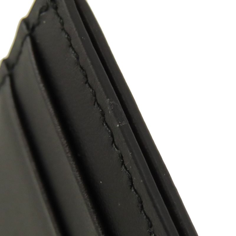 Gucci 547596 Logo Card Case Leather Ladies