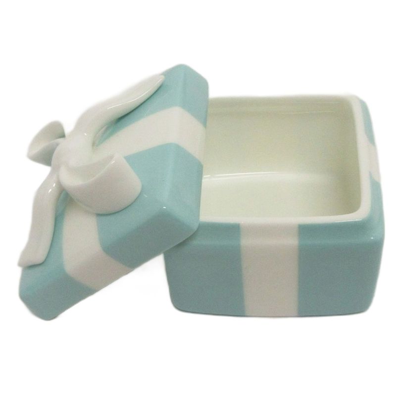 Tiffany & Co Tiffany & CO Blue Box Mini Jewelry Case Small Container Ceramic