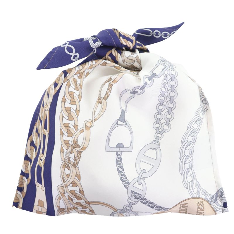 ◇hermes Reaction EN Chaines Reaction EN Chaines Poutiache Frosiki PM 100% Silk