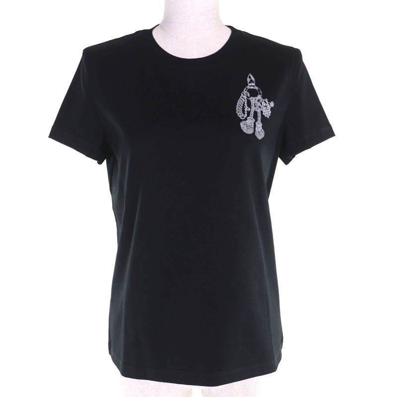 △hermes 25SS 5h4632dc Cartouche 100% Cotton Crew Neck Short Sleeve T-shirt