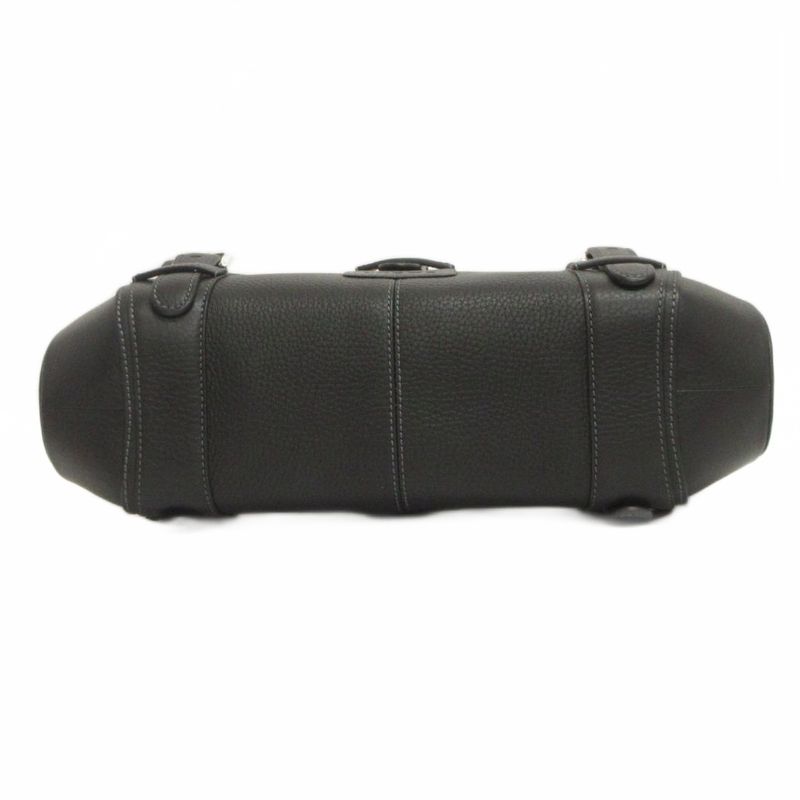 Loewe Senda Mini Boston Handbag Belt Leather Black Bag