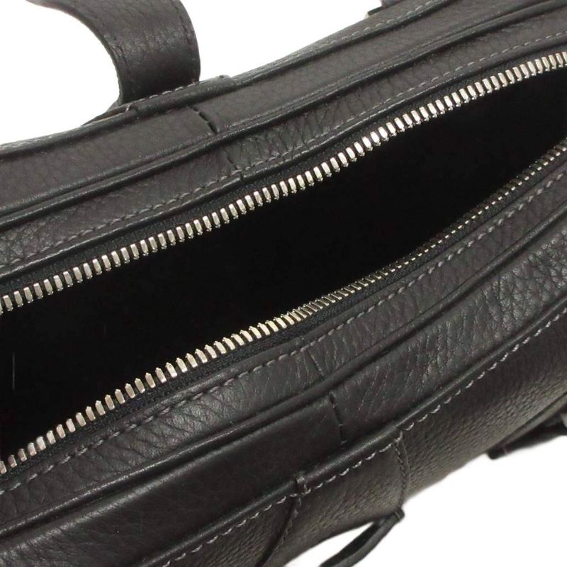 Loewe Senda Mini Boston Handbag Belt Leather Black Bag