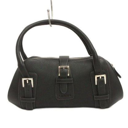Loewe Senda Mini Boston Handbag Belt Leather Black Bag