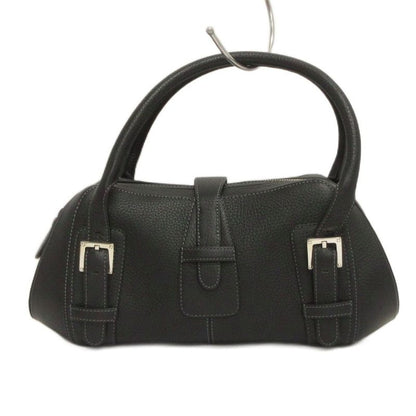 Loewe Senda Mini Boston Handbag Belt Leather Black Bag