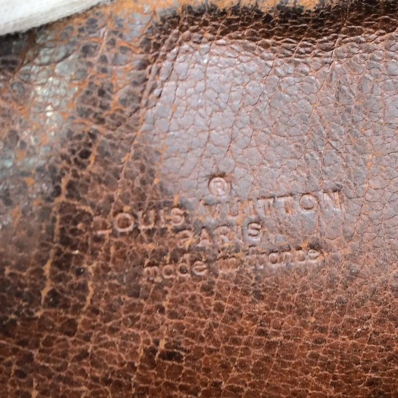 Louis Vuitton Clutch Bag Monogram Second Bag Brown 01bs070