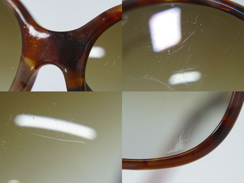 Authentic Gucci Interlocking G Tortoiseshell Pattern Sunglasses Plastic Brown