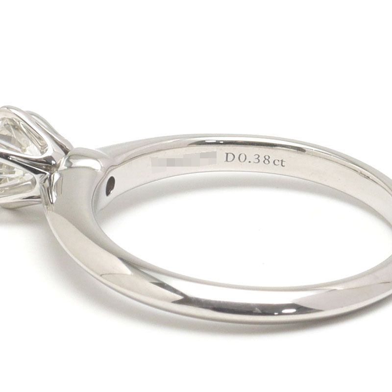 Tiffany & Co Classic Solitaire Ring Approx 6.5-7 0.38ct