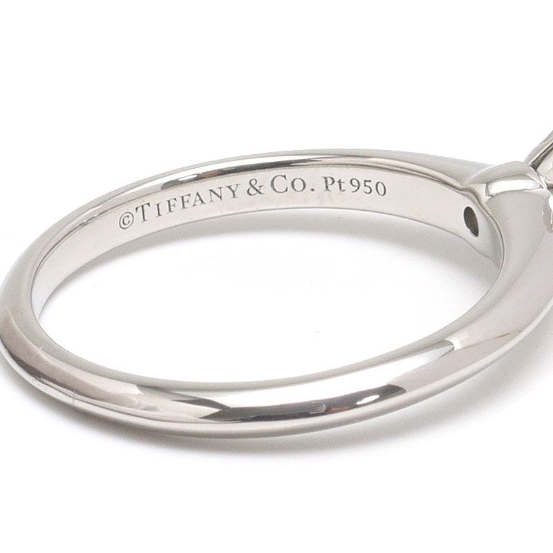 Tiffany & Co Classic Solitaire Ring Approx 6.5-7 0.38ct